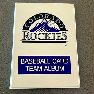 1993 Upper Deck Colorado Rockies Team Album + Upper Deck 1992 Dave Nied #27